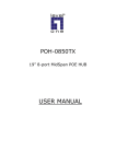 LevelOne MIDSPAN POH-0850TX User's Manual