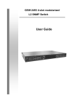 LevelOne Switch GSW-2493 User's Manual