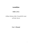 LevelOne 22Mbps User's Manual