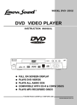 Lenoxx DVD-2002 User's Manual