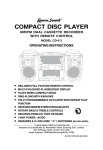 Lenoxx CD-511 User's Manual