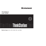 Lenovo THINKSTATION 4219 User's Manual