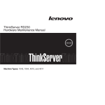 Lenovo THINKSERVER RD230 User's Manual