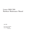 Lenovo SA88-8908-00 User's Manual