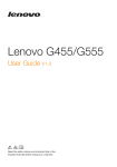 Lenovo G555 User's Manual