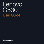 Lenovo G530 User's Manual