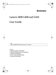 Lenovo G410 User's Manual