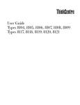 Lenovo 8104 User's Manual