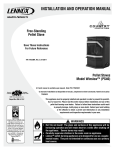 Lennox International Inc. WINSLOW PS40 User's Manual
