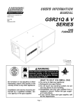 Lennox International Inc. GSR21Q User's Manual