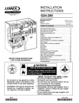 Lennox International Inc. G24-200 User's Manual