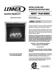 Lennox Hearth MPE-36R User's Manual
