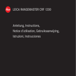 Leica CRF 1200 Instruction Manual