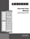 Leibherr USA WF1061 User's Manual