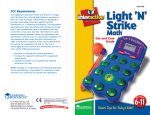 Learning Resources Light 'N' Strike LER 6906 User's Manual