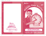 Learning Resources , Inc. Time Clock LER 2995 User's Manual