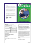 LeapFrog My First LeapPad Parent Guide & Instructions