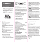 LeapFrog Leapfrog Enterprises Leapstergs Explorer 39700 User's Manual