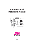 Lava Computer Computer Hardware LavaPort-Quad User's Manual