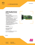 Lava Computer Enhanced Parallel Port Board User's Manual