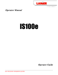 Lanier IS100e User's Manual