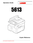 Lanier 5613 User's Manual