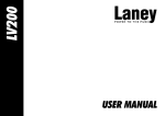 Laney Amplification LV200 User's Manual