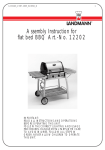 Landmann USA Landmann Flat Bed BBQ 12202 User's Manual