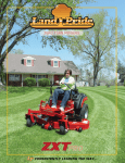 Land Pride ZXT PRo User's Manual