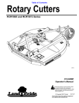 Land Pride RCR1872 User's Manual