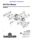 Land Pride AFM4522 User's Manual