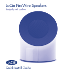 LaCie Speaker User's Manual