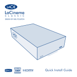 LaCie LaCinema Classic User's Manual