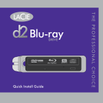 LaCie d2 Blu-ray User's Manual