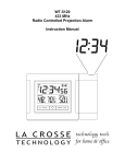 La Crosse Technology WT-5120 433 User's Manual