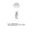 La Crosse Technology WS-9016U User's Manual