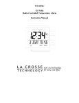 La Crosse Technology WS-8056U User's Manual