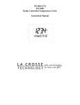 La Crosse Technology WS-8011UM User's Manual