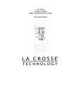 La Crosse Technology WS-7076U User's Manual