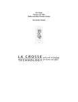 La Crosse Technology WS-7014U User's Manual