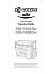 Kyocera KM-P4850w User's Manual