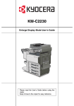 Kyocera KM-C2230 User's Manual