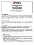 Kyocera KC-120-1 User's Manual