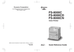 Kyocera FS-8000C User's Manual