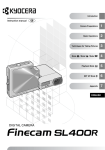 Kyocera Finecam SL400R User's Manual