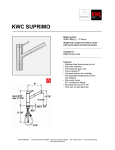 KWC SUPRIMO 10.271.303 User's Manual
