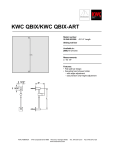 KWC QBIX/QBIX-ART 26.240.502.000 User's Manual