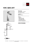 KWC Qbix-Art 12.251.102.006 User's Manual