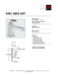 KWC QBIX-ART 12.251.042.006 User's Manual