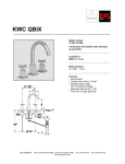 KWC Qbix 12.243.151.000 User's Manual